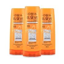 Kit 3 Und Condicionador Elseve Óleo Extraordinário Cachos 400ml