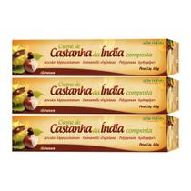 Kit 3 und Creme Castanha Da India Arte Nativa 60G