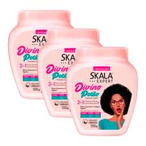 Kit 3 Und Creme Condicionador Skala Divino Potao 1kg