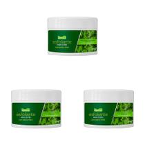 Kit 3 Und Creme Esfoliante Corpo Dourado Para Os Pés Tradicional 300g