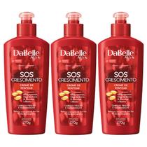 Kit 3 und Dabelle Creme de Pentear Sos Crescimento 270gr