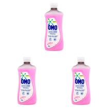 Kit 3 Und Detergente Líquido Omo Roupas Finas Delicadas Original 450ml