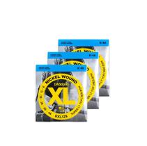 Kit 3 UND. Enc. P/ Guit D'ADDARIO EXL125 09-046 Sup. Light