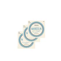 Kit 3 UND Encordoamento Daddario Mandolim EJ62 Bronze 80/20