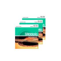 Kit 3 UND. Encordoamento P/ Violão D'Addario EZ920 012