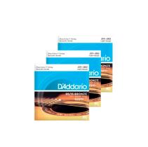 Kit 3 UND. Encordoamento para Violão D'addario EZ910