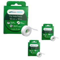 Kit 3 und - Fita Veda Rosca 18mm - Rolo 10m