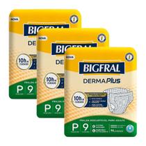 Kit 3 und Fralda Ger Bigfral Derma Plus Tamanho P 9 und