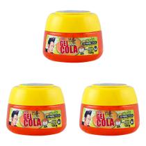 Kit 3 Und Gel Capilar Cola Vita Capili Extrema Fixação Laranja 180g