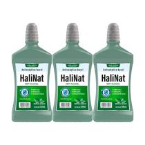 Kit 3 und Halinat Antisseptico Bucal Menta Suave 500 ml