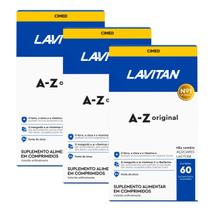 Kit 3 und Lavitan A-Z Suplemento Original 60 Cpr