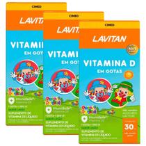 Kit 3 und Lavitan Vitamina D 200UI Gota 30 ml