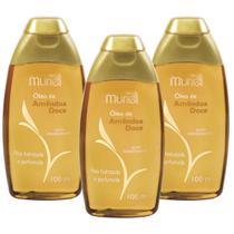 Kit 3 und Óleo Corporal Amêndoa Doce 100ml
