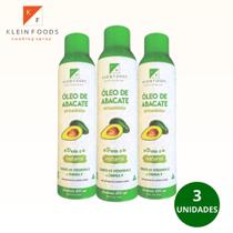 KIT 3 UND - Óleo de abacate Extravirgem Spray Klein Foods 200ml