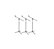 Kit 3 Und Pedestal Konect Pt-90 Tripe C/Base Para Microfone
