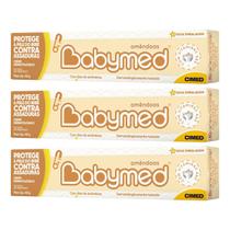 Kit 3 und Pomada Babymed Amêndoas 40g