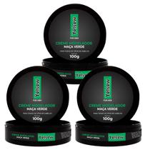 Kit 3 und Pomada Creme Modelador Maça Verde Yelsew 100G