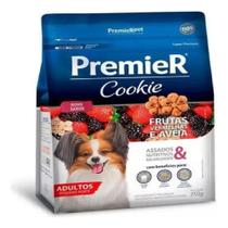 KIt 3 und Premier Cookie Cães Adultos Frutas Vermelhas E Aveia 250g