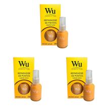 Kit 3 Und Reparador De Pontas Wu Color Pump Silicone Loiros 35ml