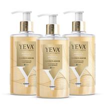 KIT 3 Und. Sabonete Líquido YEVA Iluminador - 500ml KIT 3 Und. Sabonete Líquido YEVA Iluminador - 500ml