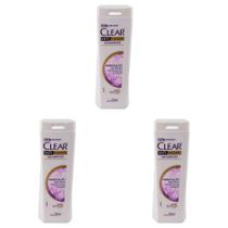 Kit 3 Und Shampoo Clear Anticaspa Hidratação Intensa 200ml