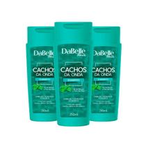 Kit 3 Und Shampoo Dabelle Hair Cachos Da Onda Gel Babosa 250ml