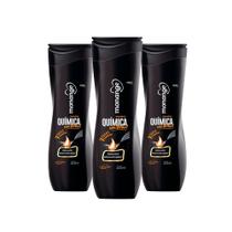 Kit 3 Und Shampoo Monange Química Sem Drama Cabelos Danificados 325ml