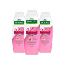 Kit 3 Und Shampoo Palmolive Naturals Ceramidas Pró-vitamina B5 350ml