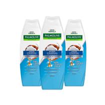 Kit 3 Und Shampoo Palmolive Naturals Maciez Prolongada Leite 350ml