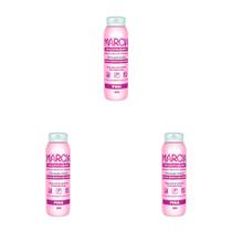 Kit 3 Und Talco Marcia Anti Séptico Pink Sensação Conforto 80g