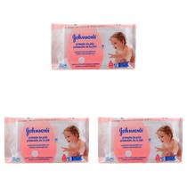 Kit 3 Und Toalha Umedecida Johnson & Johnson Extra Cuidado 48 Und