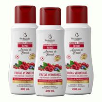KIT 3 UNDs Sabonete Íntimo Líquido Frutas Vermelhas Bio Instinto 600 ml pH Equilibrado 24h