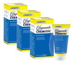 Kit 3 Unguento Chemitec 200g -pomada Cicatrizante P/ Animais