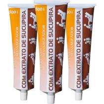 Kit 3 Unguento Massageador Com Extrato de Sucupira 100g