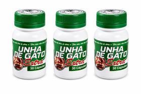 Kit 3 Unha de Gato Extra com 30 Cápsulas Suplemento Alimentar Kit 3 Unha de Gato Extra com 30 Cápsulas Suplemento Alimentar