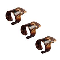 Kit 3 Unheira Celulóide Shell Tortoise