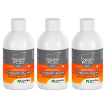 Kit 3 Uni - Colosso Fc30 250ml Pulverização Contra Carrapato