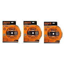 Kit 3 Uni - Ingco Disco Diamantado Segmentado 230mm X 22,2mm