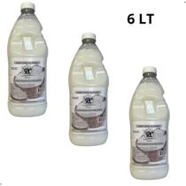 Kit 3 Uni Lava-Roupas Líquido Sabão De Coco RC 2L- 6 Lt