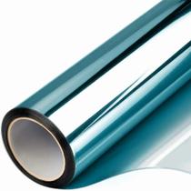 Kit 3 Uni Película Refletiva Adesiva UV Preto e Azul Espelhado Profissional Kit 3 Uni Película Refletiva Adesiva UV Preto e Azul Espelhado Profissional