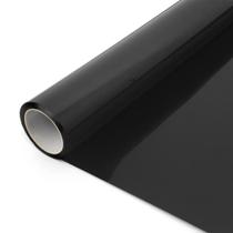 Kit 3 Uni Película UV Refletiva Adesiva Profissional Preto Espelhado Total Black