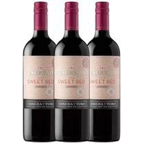 Kit 3 Uni Vinho Concha Y Toro Sweet Red 750ml