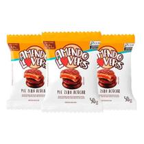 Kit 3 Unid Alfajor Pie Zero Açúcar 50G