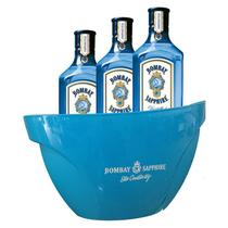 Kit 3 unid. Gin Bombay Sapphire 750ml + 1 Balde de Gelo Personalizado (Stir Creativity)