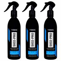 Kit 3 unid Manutenção para Vitrificadores Sio2-pro 500ml Vonixx