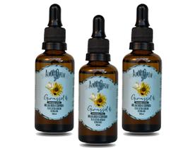 Kit 3 Unid Óleo Ozonizado de Girassol em Sinergia c/ Melaleuca E Copaíba 3x50ml Kit 3 Unid Óleo Ozonizado de Girassol em Sinergia c/ Melaleuca E Copaíba 3x50ml