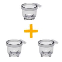 Kit 3 unid porta vita super trincao 50ml cristal injetfour