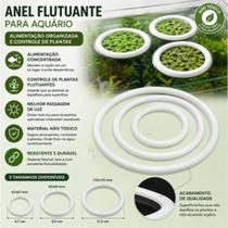 Kit 3 unidade Anel Alimentação Peixe Betta Aquário Flutuante Evita Sujeira