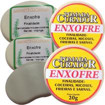 kit 3/unidade sabonete glicerinado de enxofre 2/uni pomada de enxofre.(ENVIO RAPIDO) kit 3/unidade sabonete glicerinado de enxofre 2/uni pomada de enxofre.(ENVIO RAPIDO)