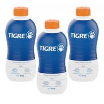 Kit 3 Unidades Adesivo Cola PVC Tigre Frasco 850g para Tubos